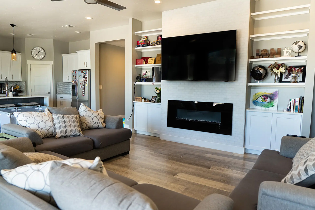 Luxury living room interior